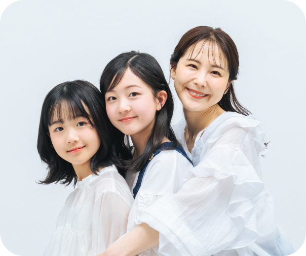 保護者と子どもの写真